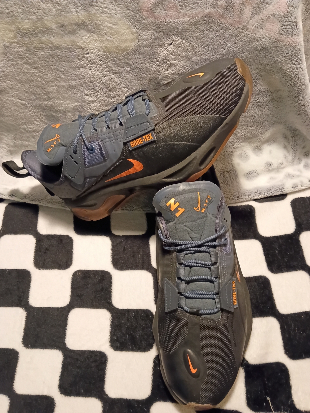 Nike React-Type GTX N.354 Black Orange Gore-Tex BQ4737-001 Men's Size 9
